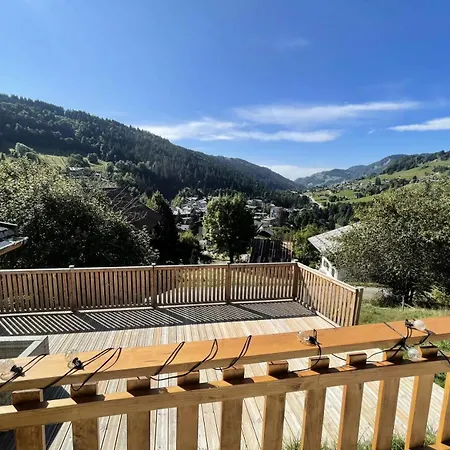 Chalet Chez Simone - Simone Avec Vue Sur Un Village Typique Du Val D'arly Mae-6374 Flumet