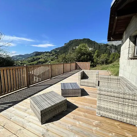 Chez Simone - Simone Avec Vue Sur Un Village Typique Du Val D'arly Mae-6374 Chalet Flumet